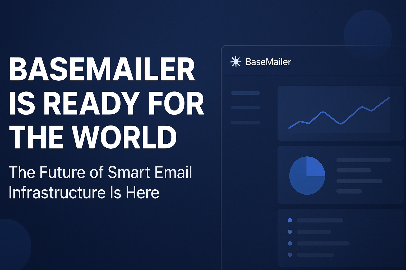 BaseMailer Is Ready for the World. The Future of Smart Email Infrastructure Is Here